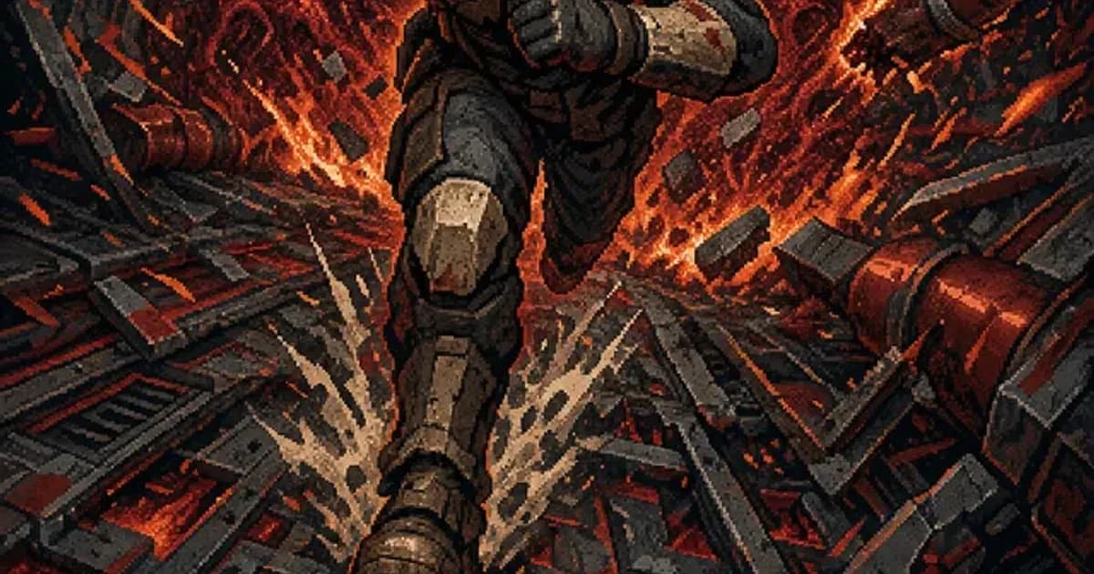 Redline pixel art cover